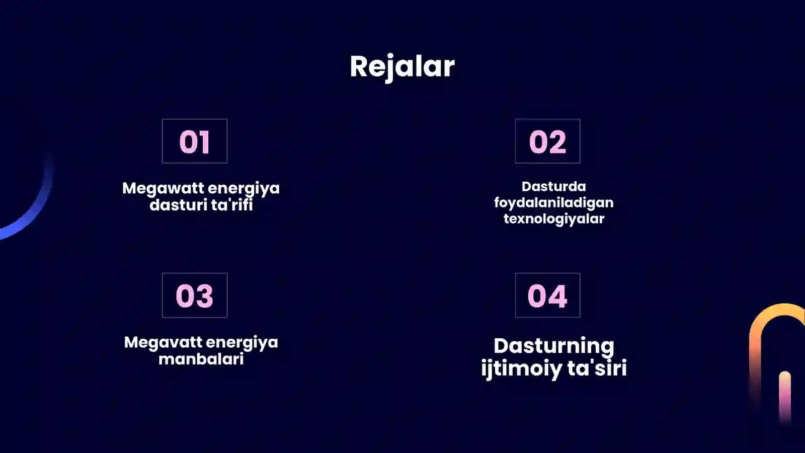 Megawatt-Energy dasturi 2