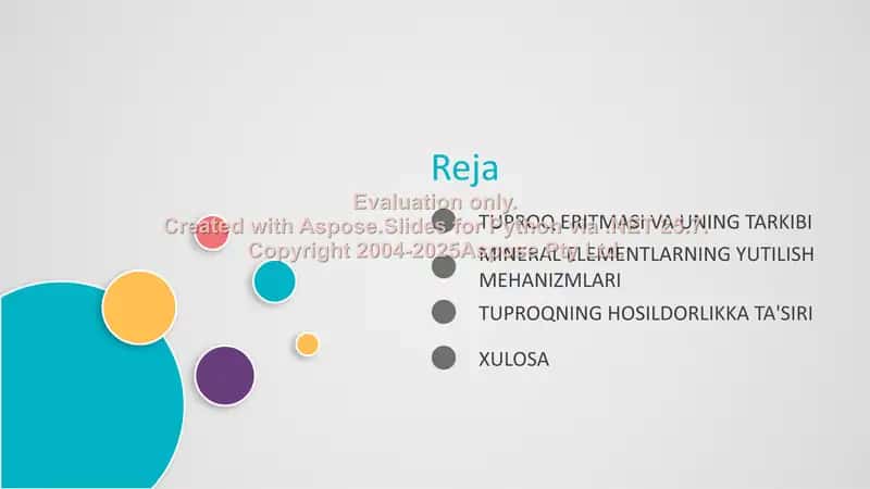 Tuproq-mineral elementlar manbai 2