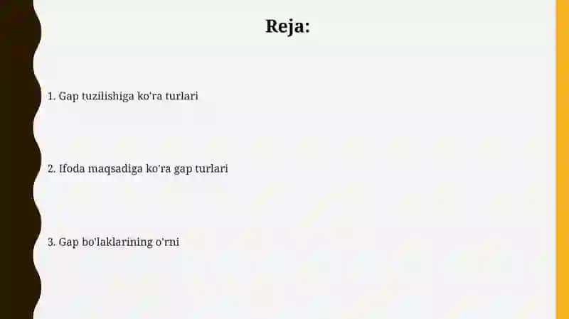 Sodda va qo'shimcha gaplar 2