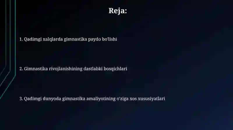 Gimnastikaning paydo bo'lishi va rivojlanishi 2