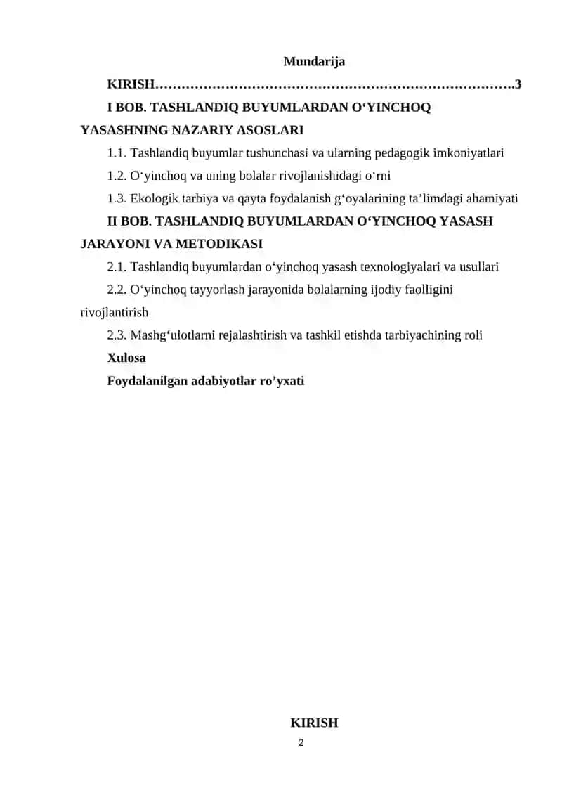 Tashlandiq buyumlardan oʻyinchoq yasash va ularning bolalar taʼlim tarbiyasida ahamiyati12.2.docx 2