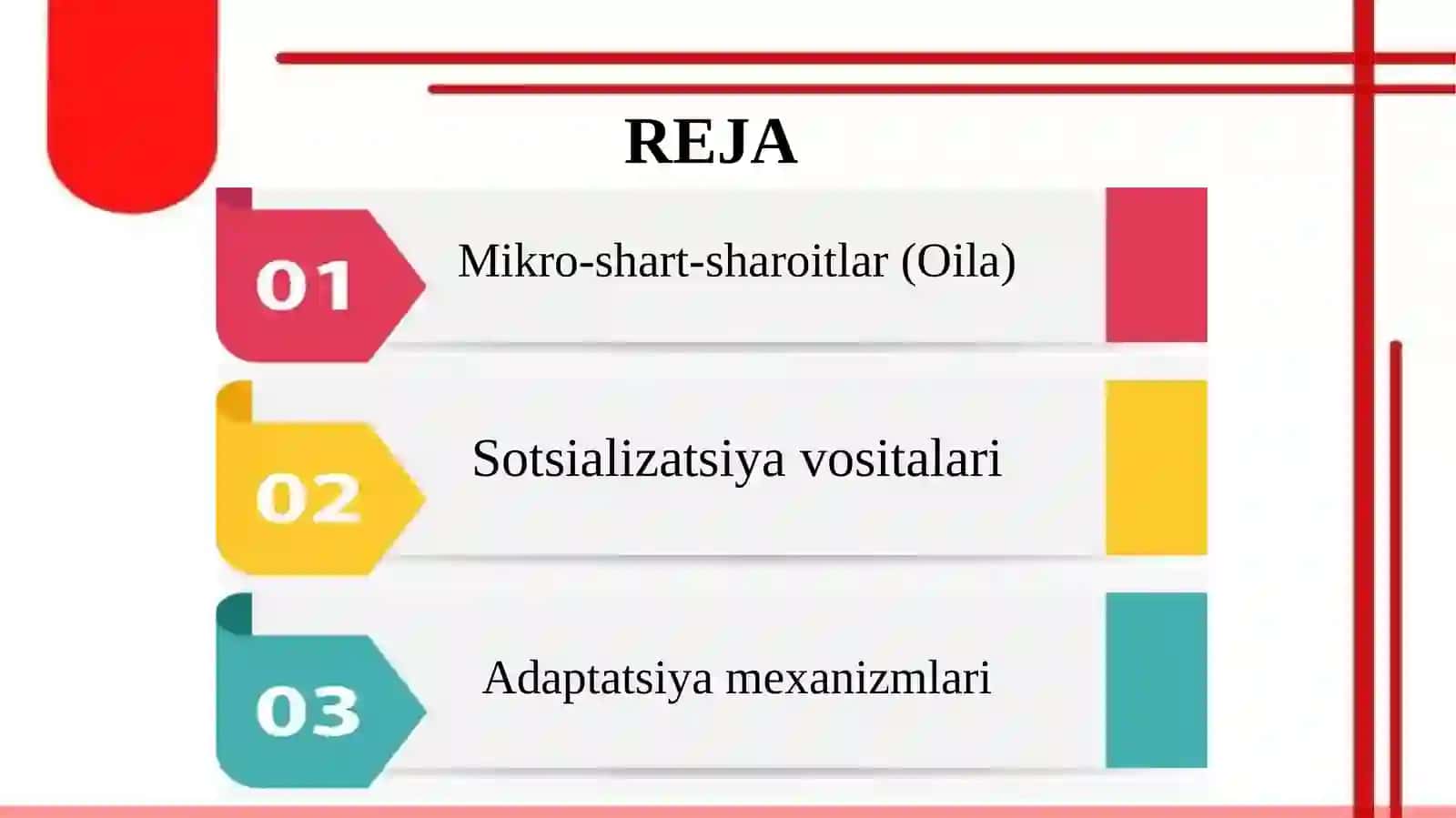 Bolalar shaxsining sotsializatsiyasi va adaptatsiyasining psixologik shart-sharoitlari, vositalari va mexanizmlarida Oilaning oʻrni 2