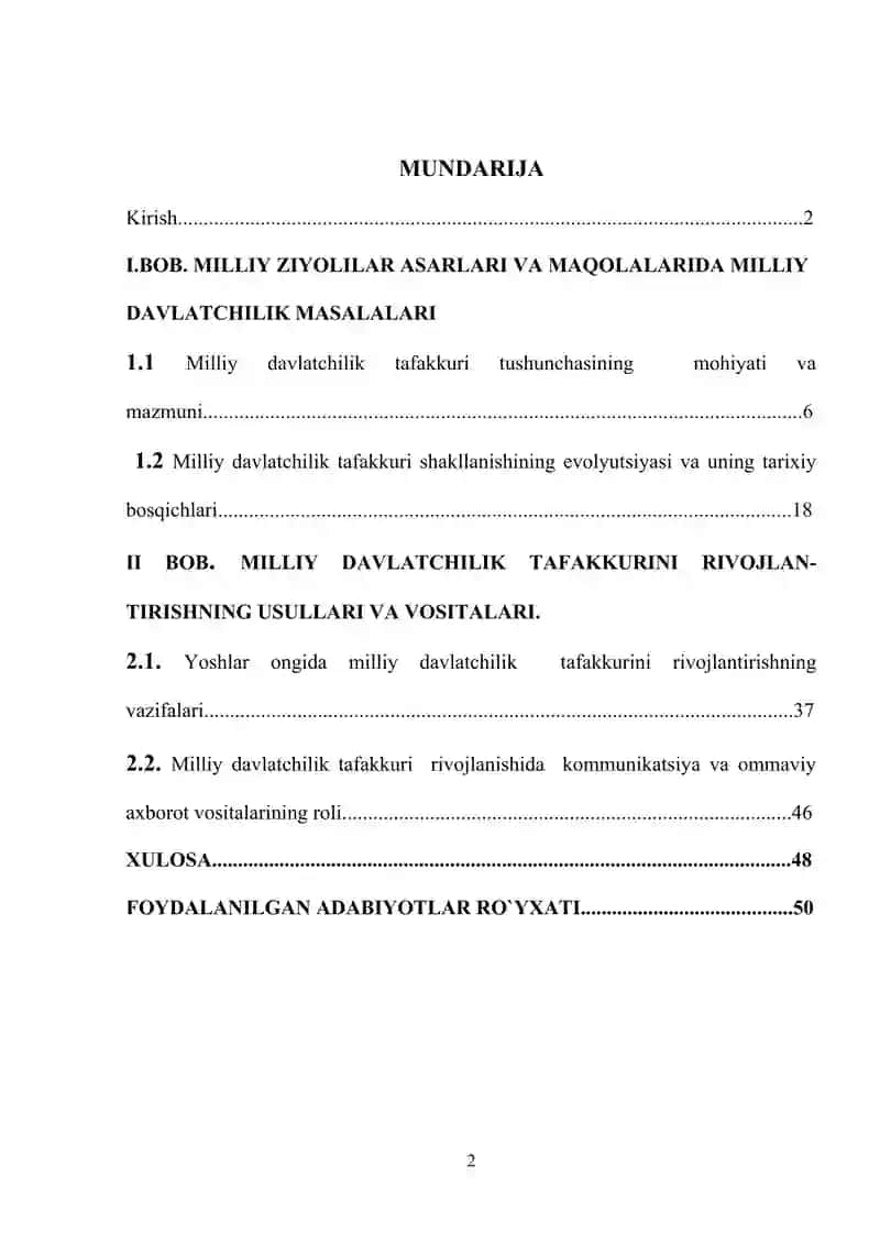 MILLIY ZIYOLILAR ASARLARI VA MAQOLALARIDA MILLIY DAVLATCHILIK MASALALARI 2