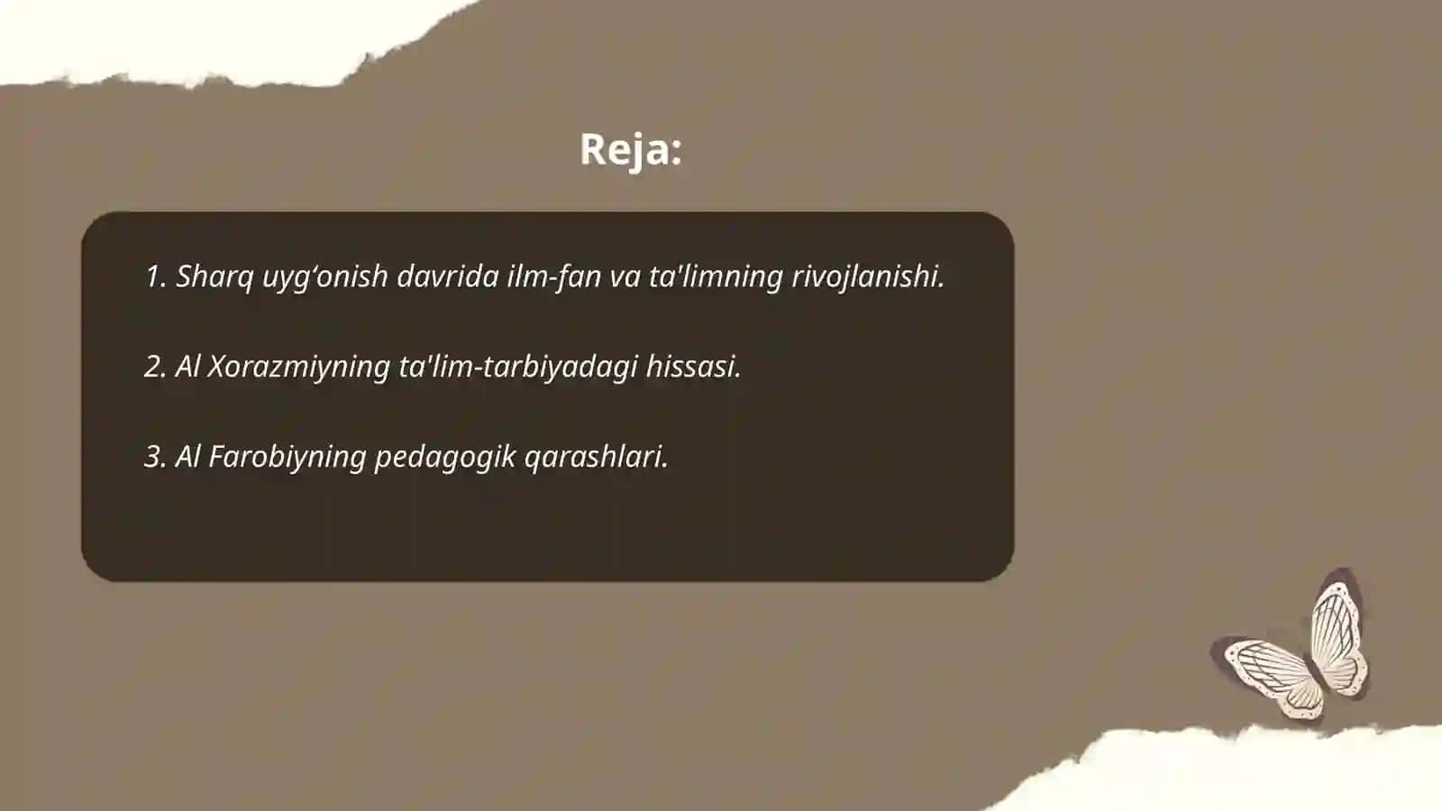 Sharq uygʻonish davrida ilm-fan va ta'limning rivojlanishi 2
