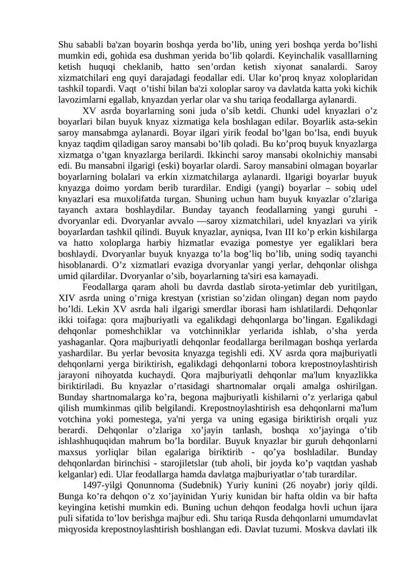 XVI-XVII asrlarda Rus davlati 2