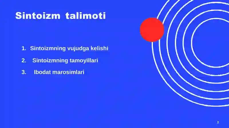 Sintoizm talimoti​ 2