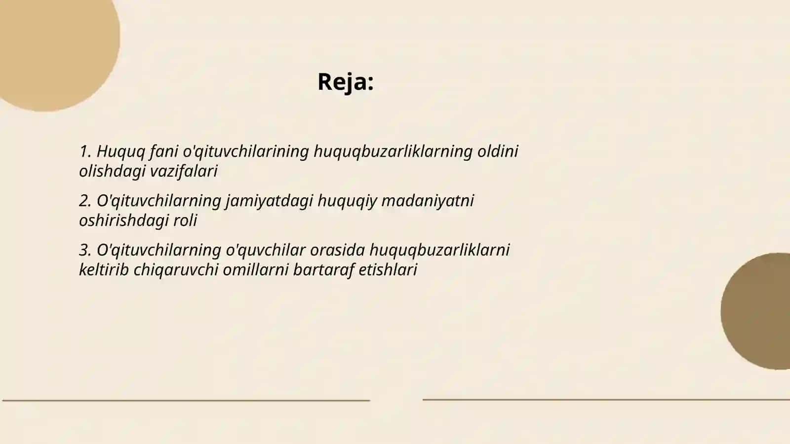 Huquq fani o'qituvchilarining huquqbuzarliklarni oldini olishdagi roli 2