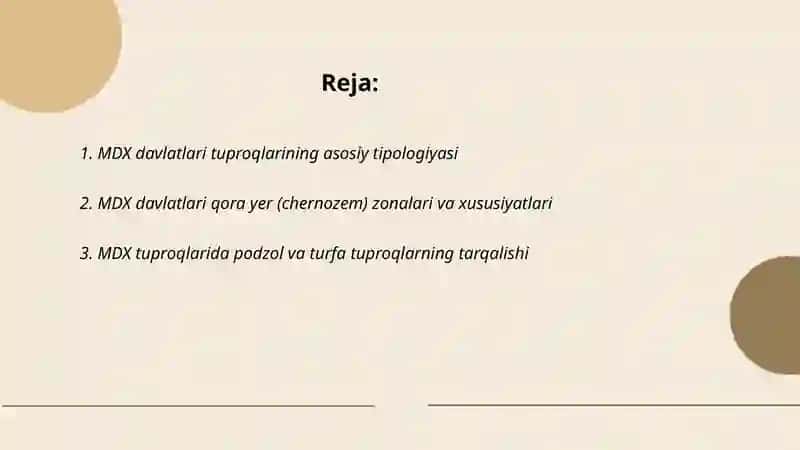 MDX davlatlari tuproqlari 2