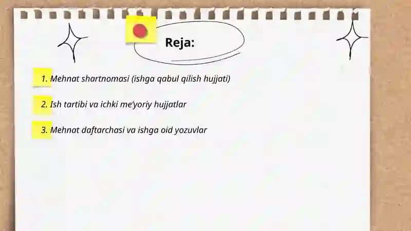 Mehnat shartnomasi 2