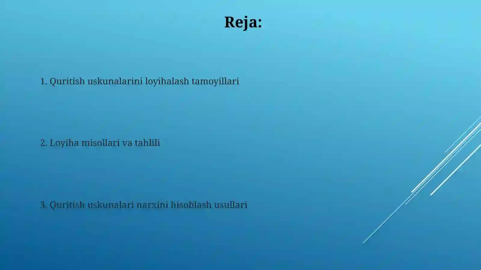 Xom-ashyolarni qurituvchi qurilmalarni loyihalash tamoyillari va tannarxini hisoblash usullari 2