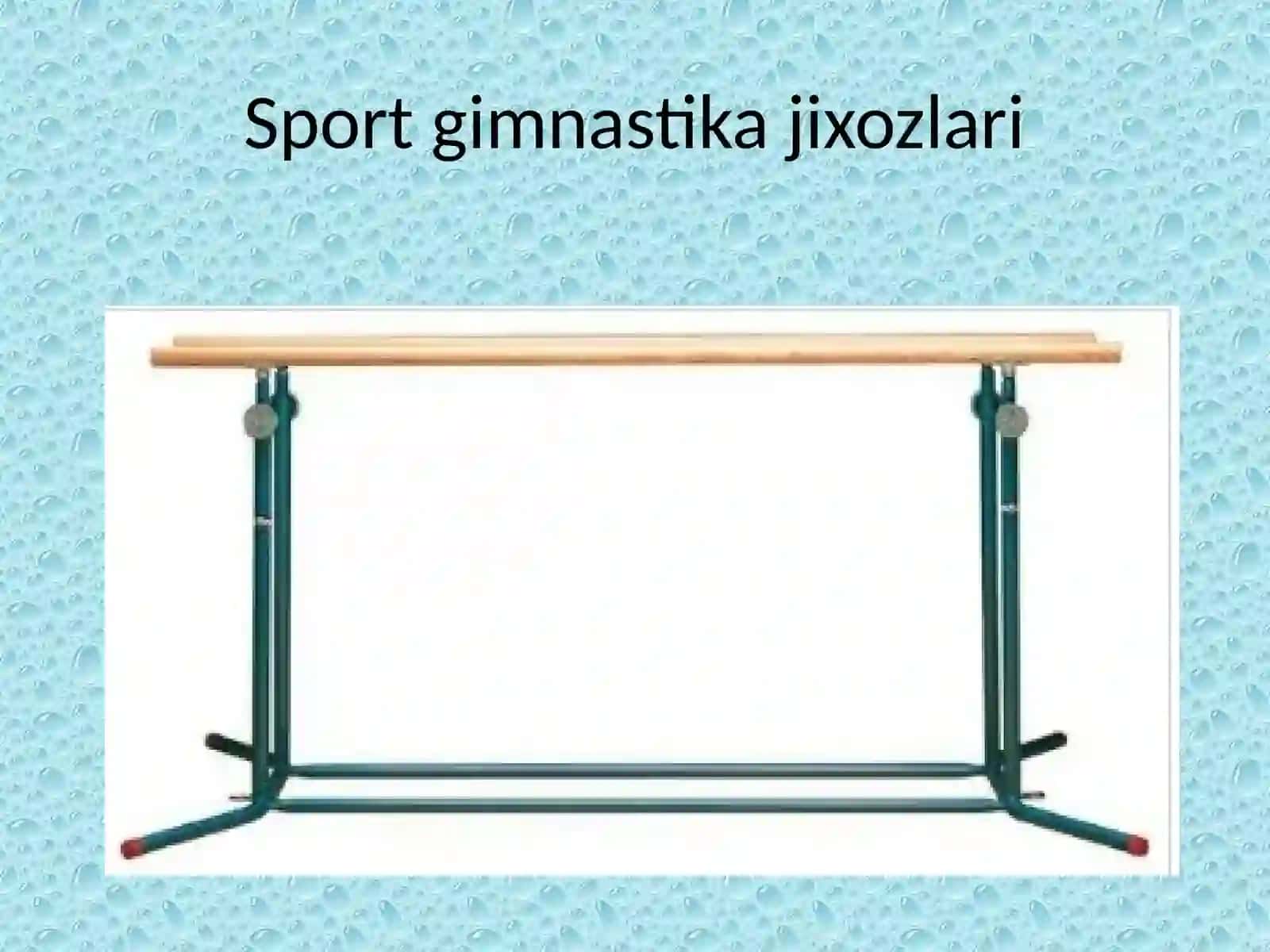 Sport gimnastika jixozlari 2