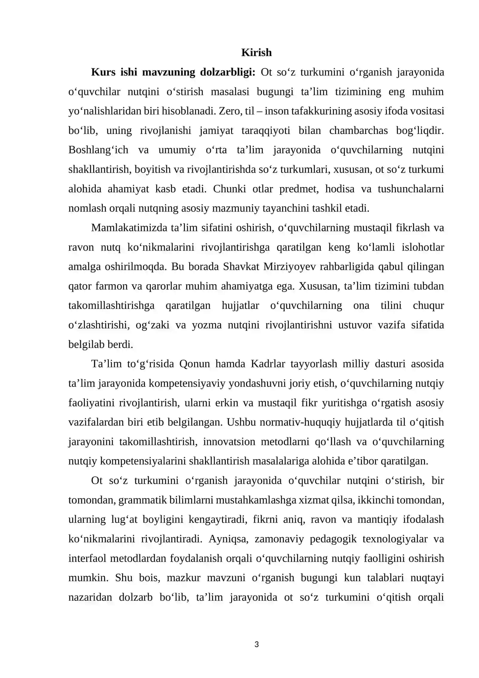 Ot so‘z turkumini o‘rganish jarayonida o‘quvchilar nutqini o‘stirish 2