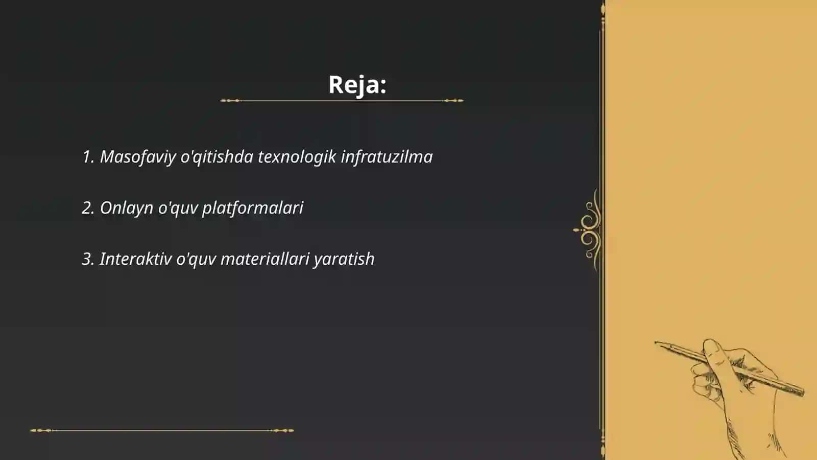 Masofaviy o'qitishning tamoyillari 2
