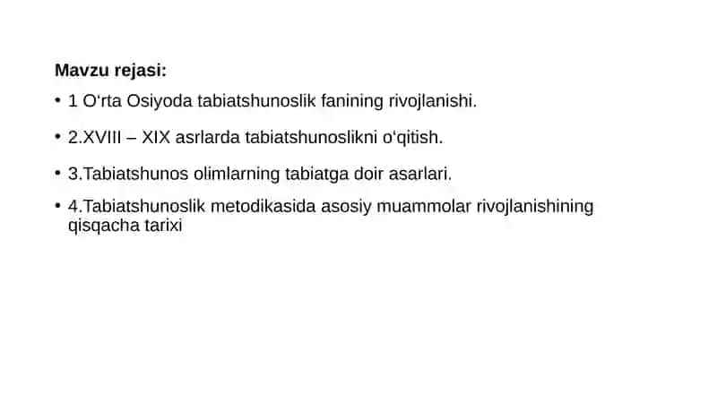 Tabiatshunoslik o‘qitish metodikasining rivojlanishi 2