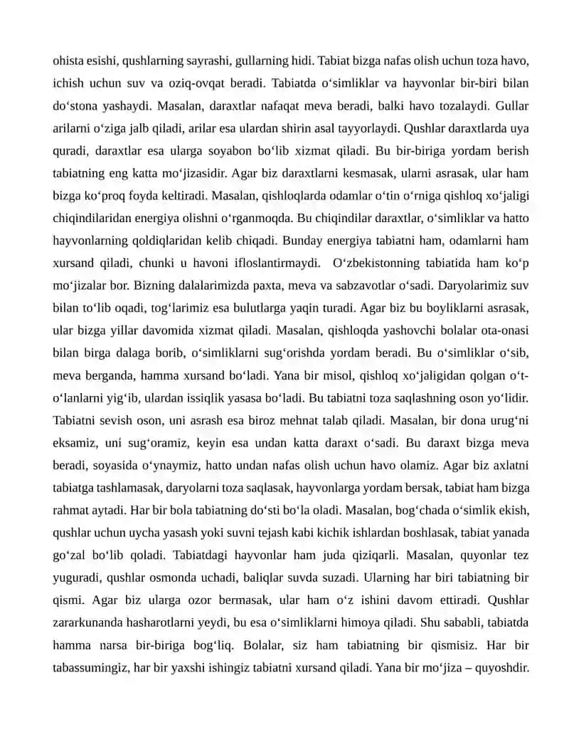Mo‘jizaviy tabiat qo‘ynida 2