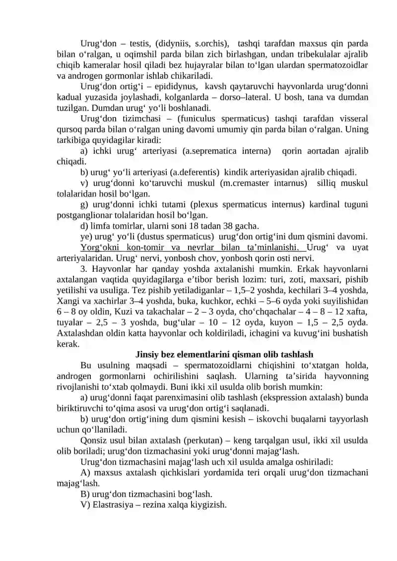 JINSIY VA AYIRISH A’ZOLARI ANATOMO-TOPOGRAFIK TUZILISHI 2