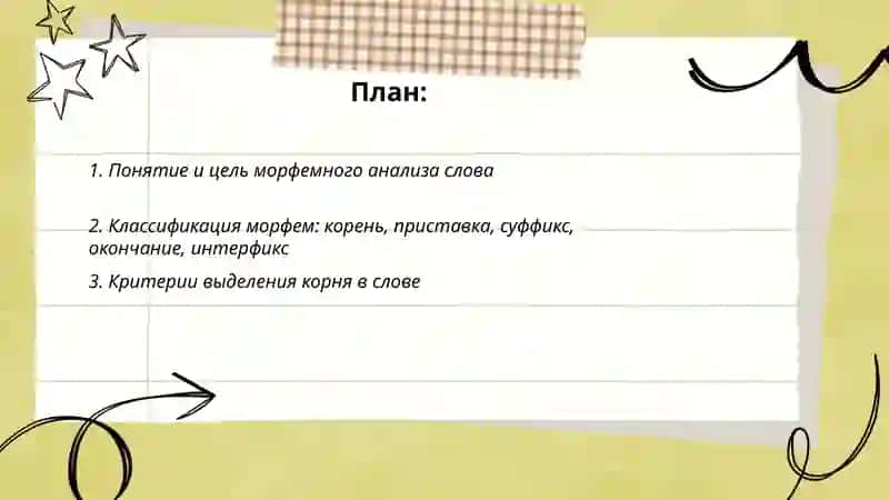 Морфемный анализ слова: принципы и процедуры его проведения 2