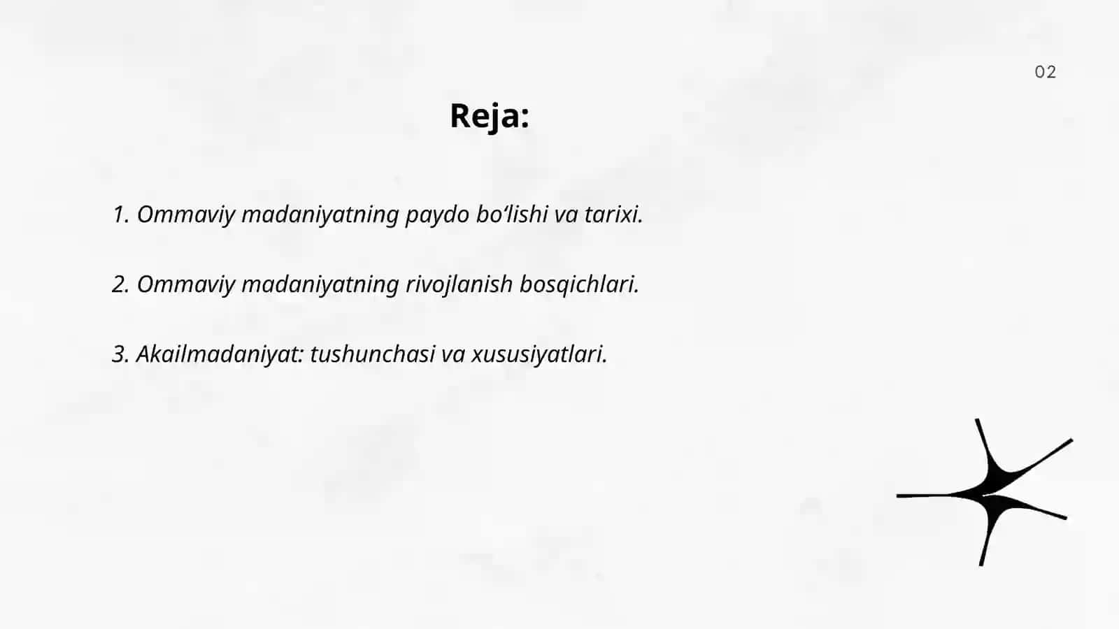 Ommaviy madaniyatning shakllanish tarixi va uning turlari 2