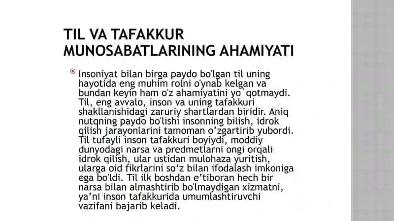 TIL VA TAFAKKUR MUNOSABATLARINING AHAMIYATI 2