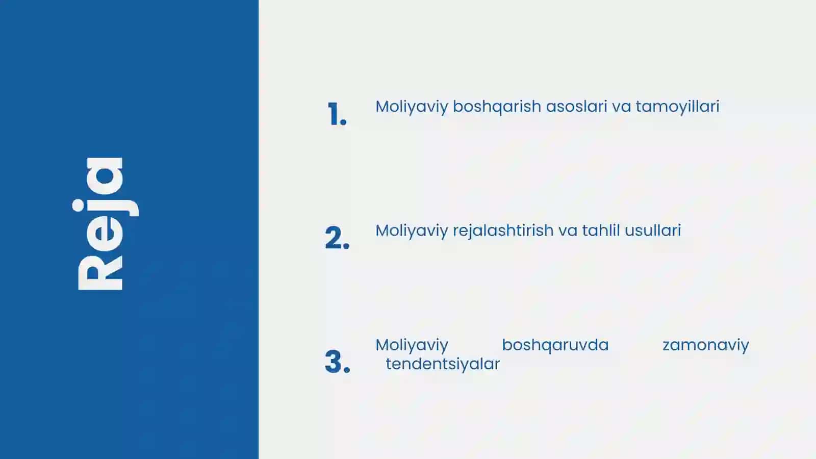 Moliyaviy Boshqarish Asoslari 2