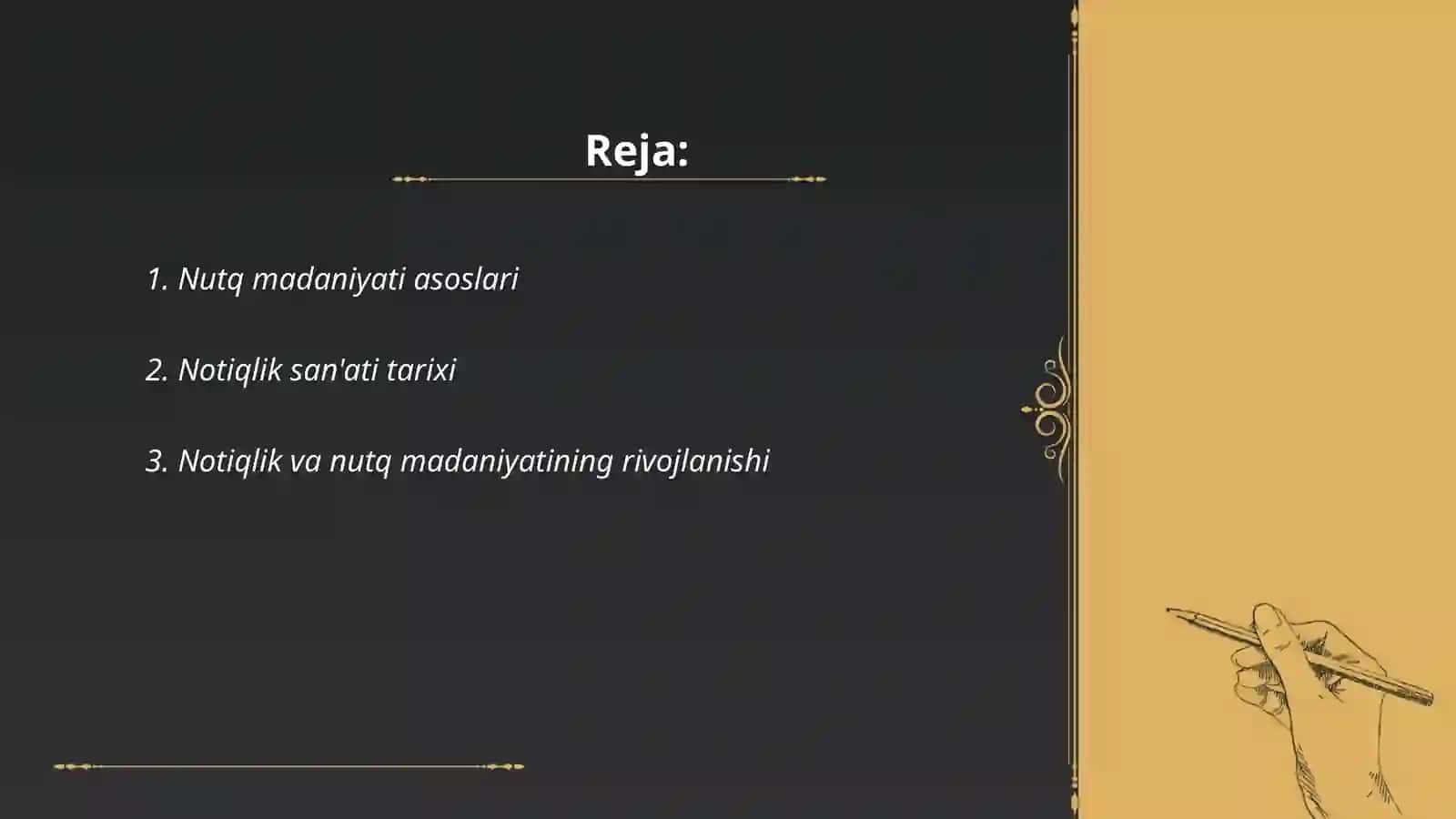 Nutq madaniyati va notiqlik san'ati tarixi 2