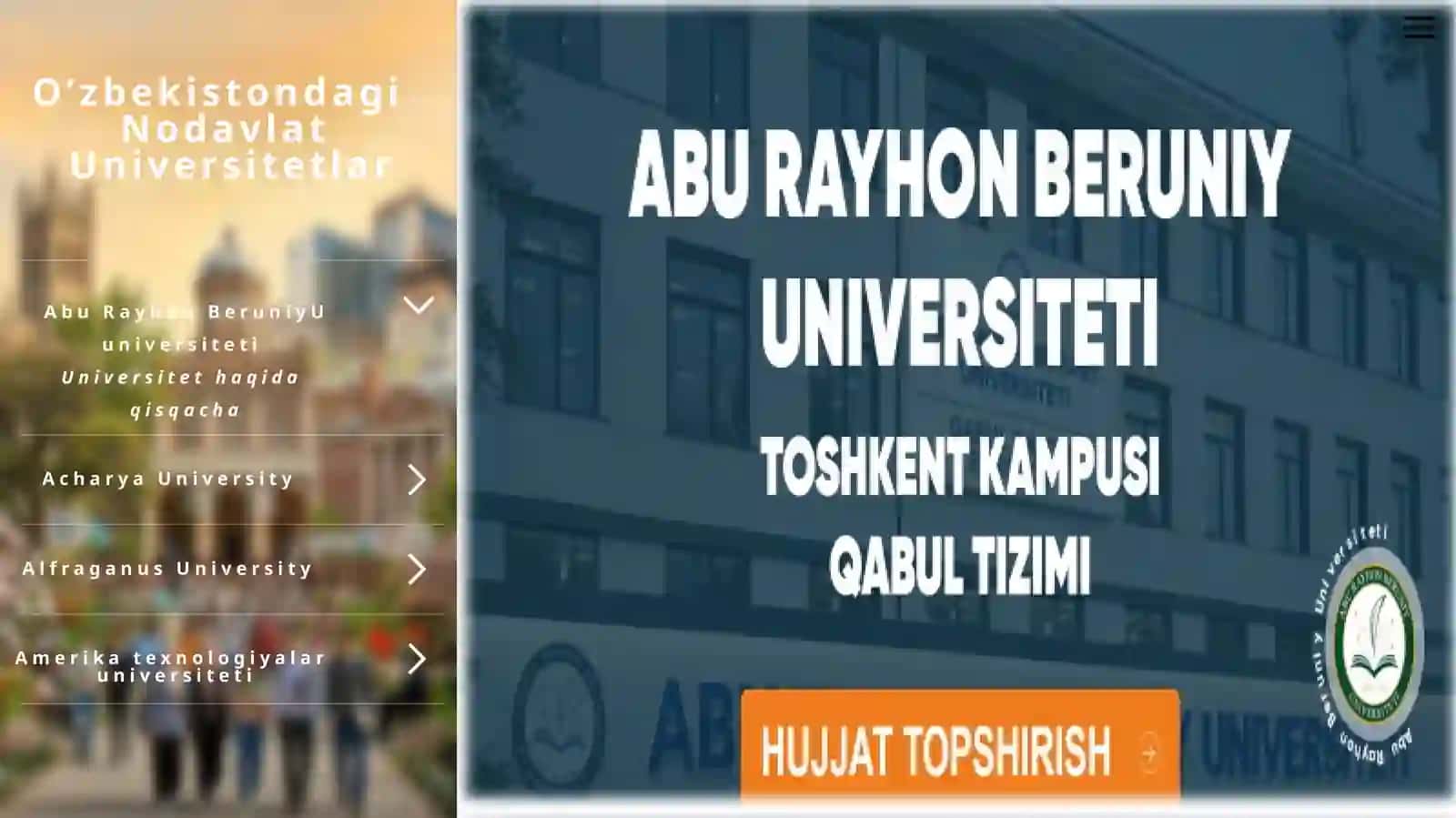 universitetlar haqida shablon 2