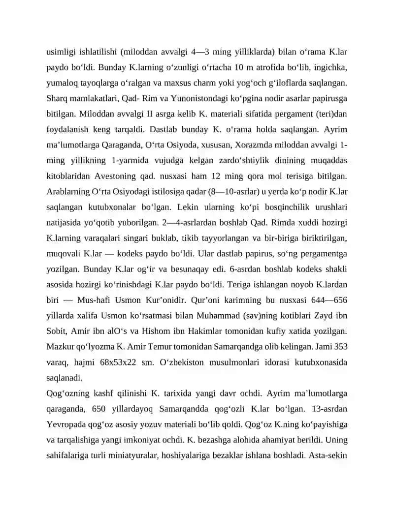 Kitob apparati bilan ishlash 2