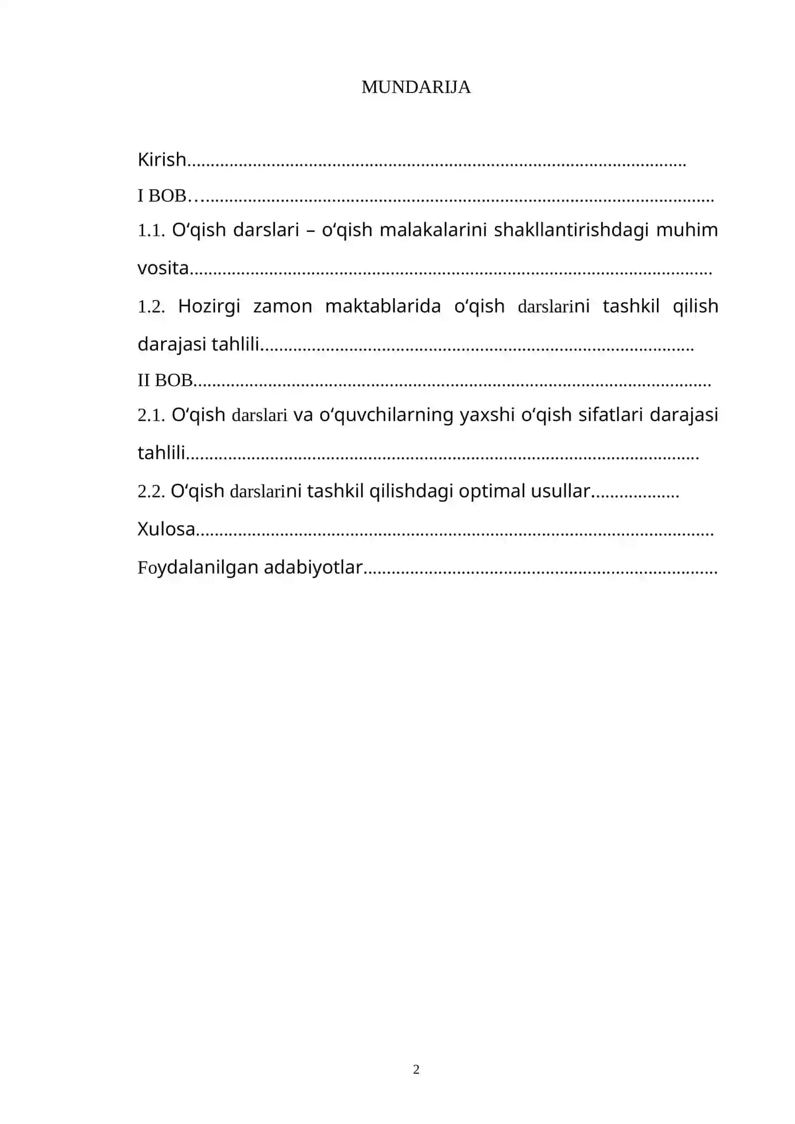 O‘QISH DARSLARIDA O‘QUVCHILARNING IJODIY FAOLLIGINI OSHIRISH 2