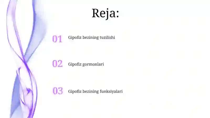 Gipofiz bezining tuzilishi va funksiyalari 2