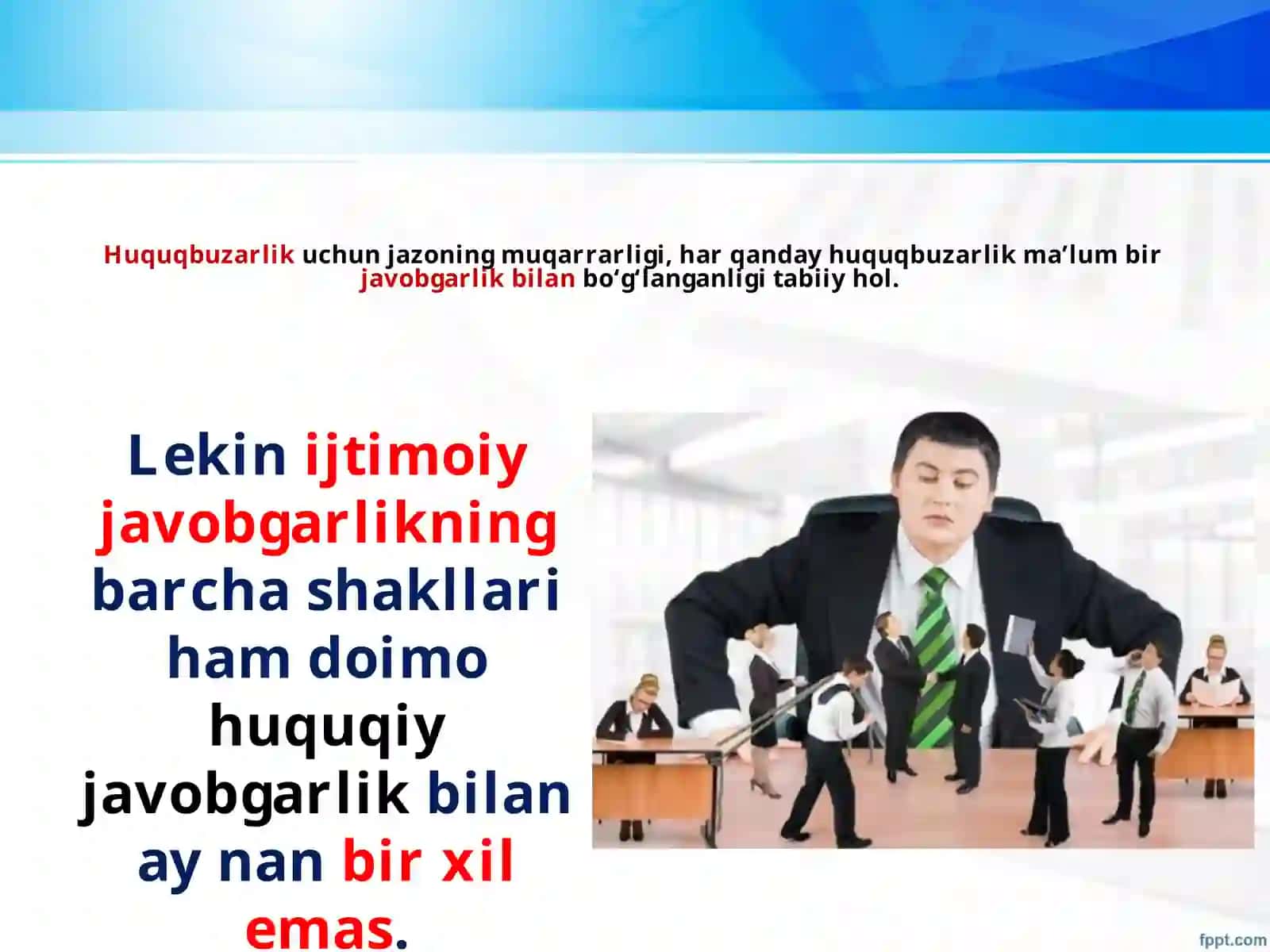 8-sinf O'zbekiston davlati va huquq asoslari fanidan 2