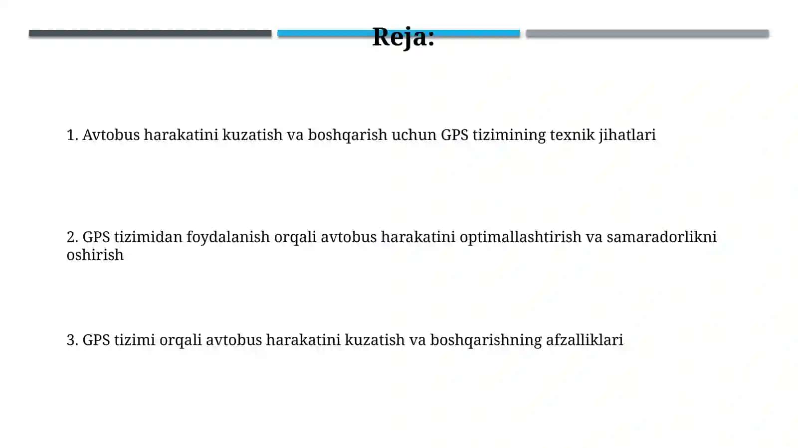 GPS tizimi orqali avtobuslar harakatini boshqarish 2