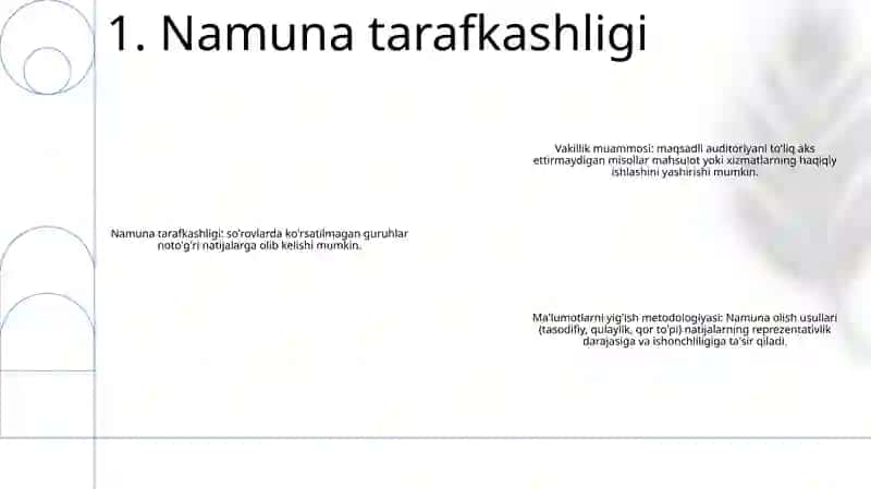 Marketing Tadqiqotlarda Reprezintativlikni Ta'Minlash Muammolari 2