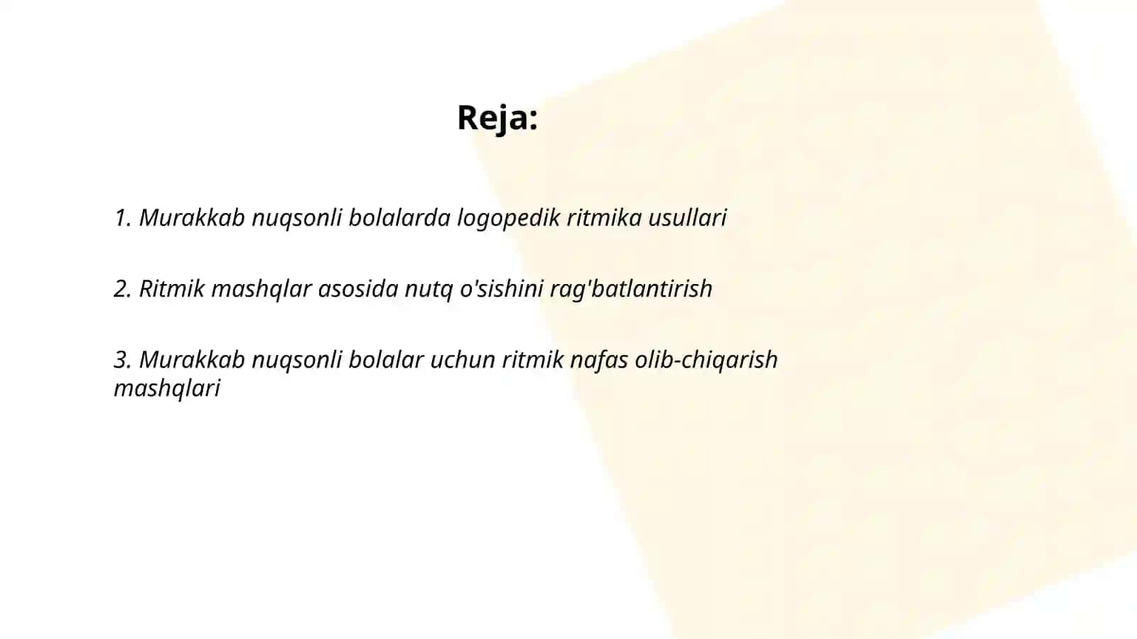 Murakkab nuqsonli bolalarda logopedik ritmika usullari 2