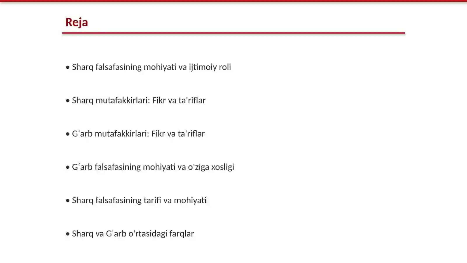 Falsafaning sharhiga oid Sharq va G'arb mutafakkirlari ta'riflarini va ular bo'yicha prezentatsiya tayyorlash 2