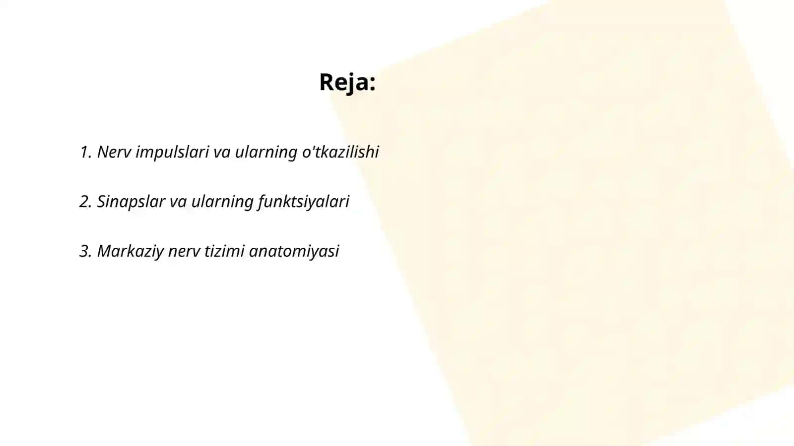 Nerv markazlarini fiziologik xususiyatlari 2