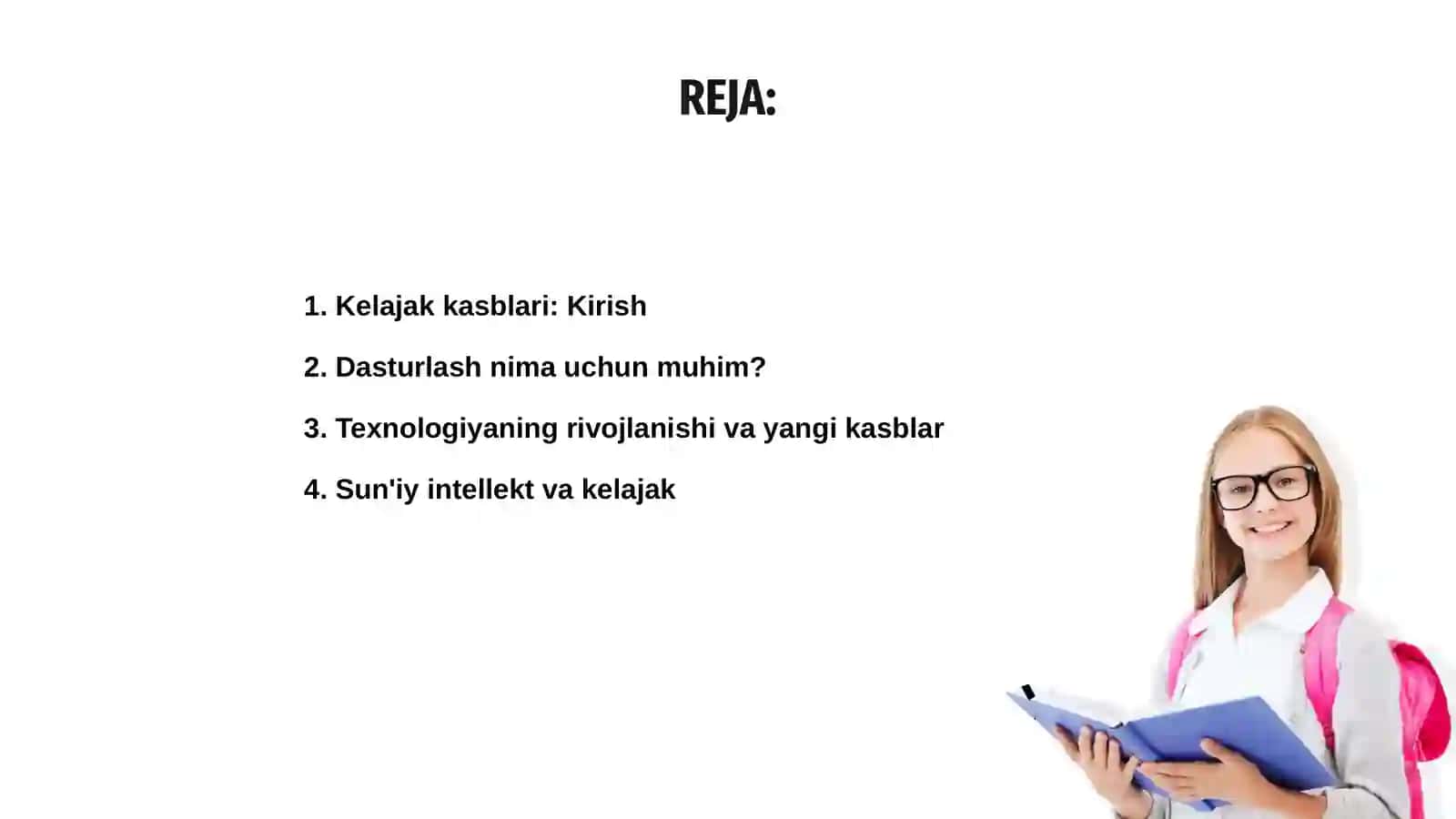 Kelajak kasblari va dasturlash 2