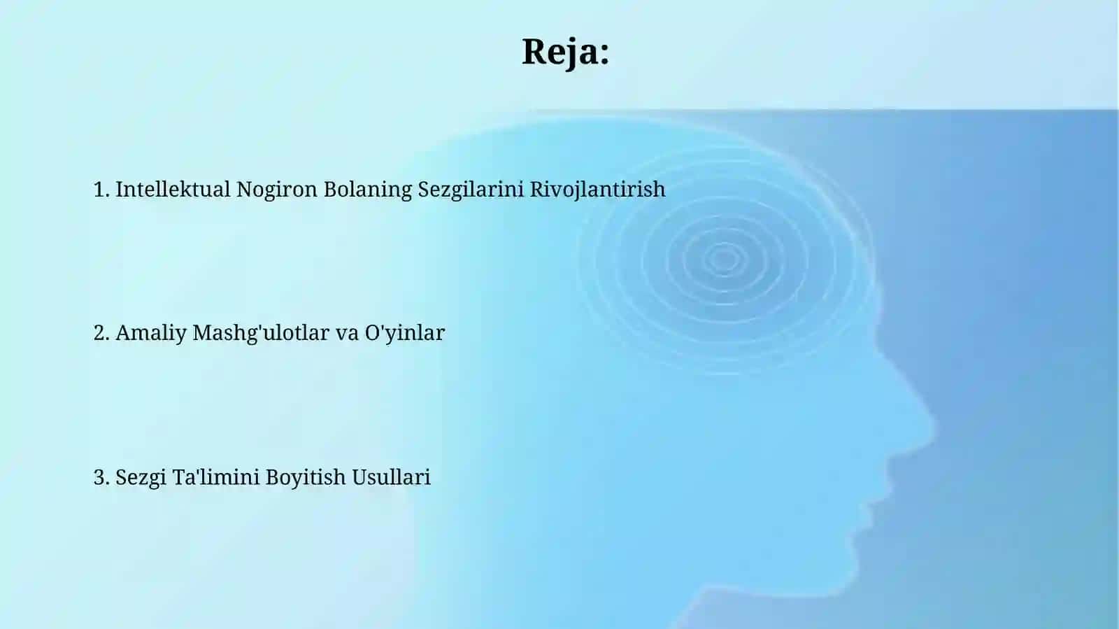 Sensorli integratsiya terapiyasi 2