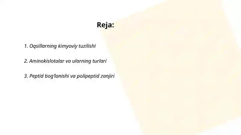 Oqsillar 2