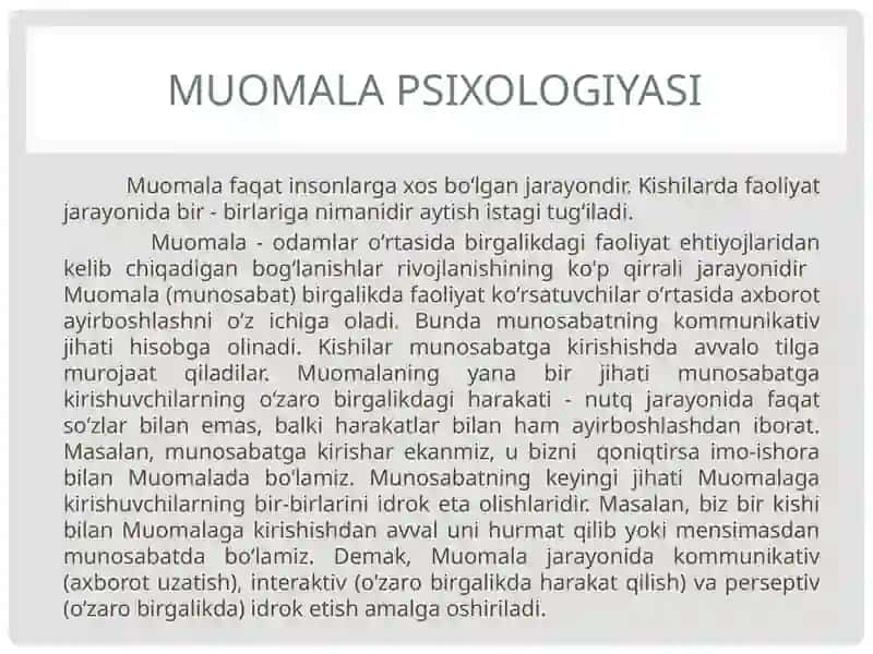 Oʻqituvchifaoliyatidamuomalamadaniyati 2