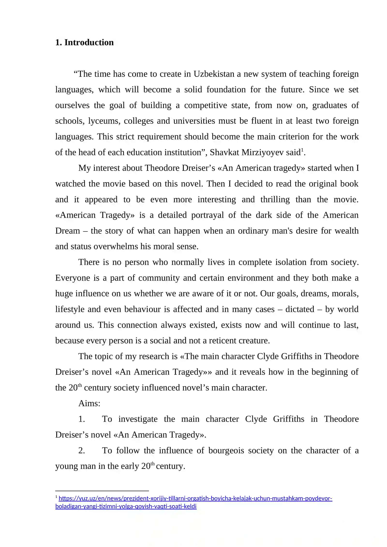 Theodore Dreiser’s "An American tragedy" 2