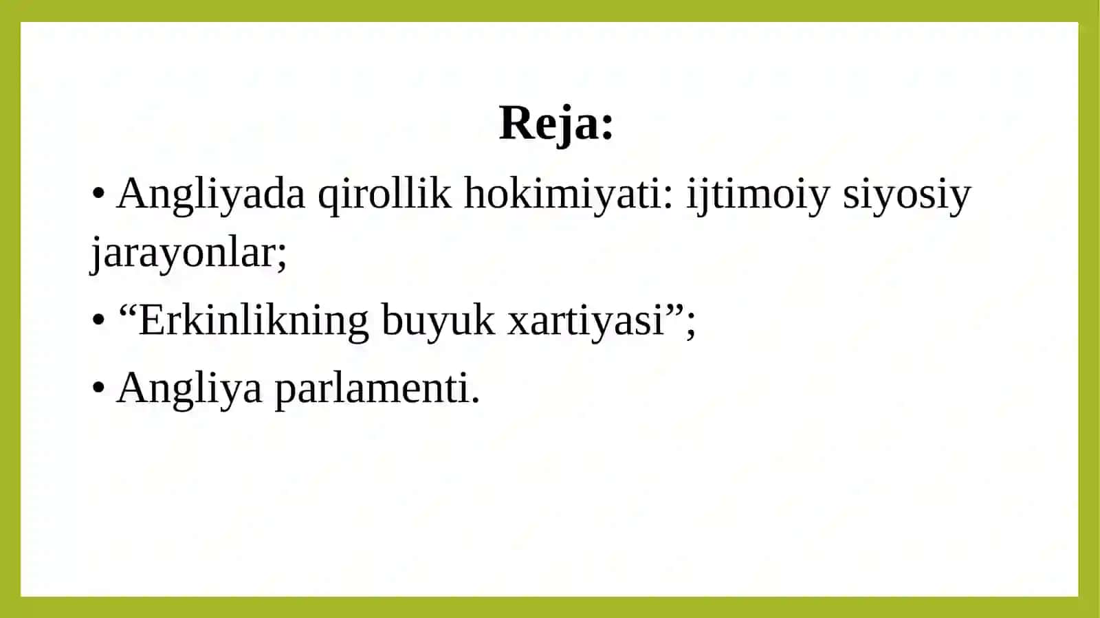 Angliya davlatning tashkil topishi 2