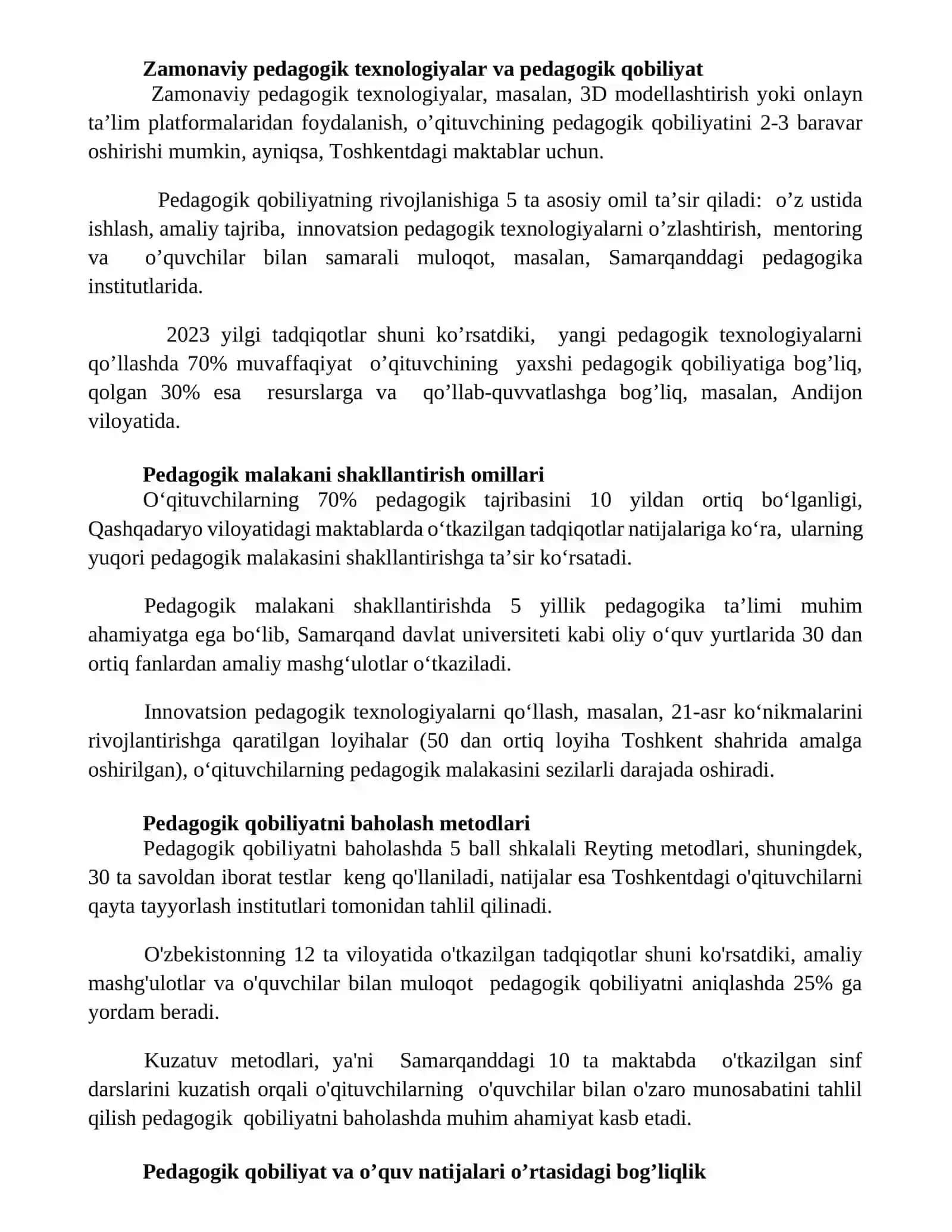 Pedagogik qobiliyat-pedagogik mahoratning asosi sifatida 2