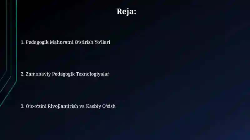 Pedagogik qobiliyatni shakllantirish yoʻllari 2