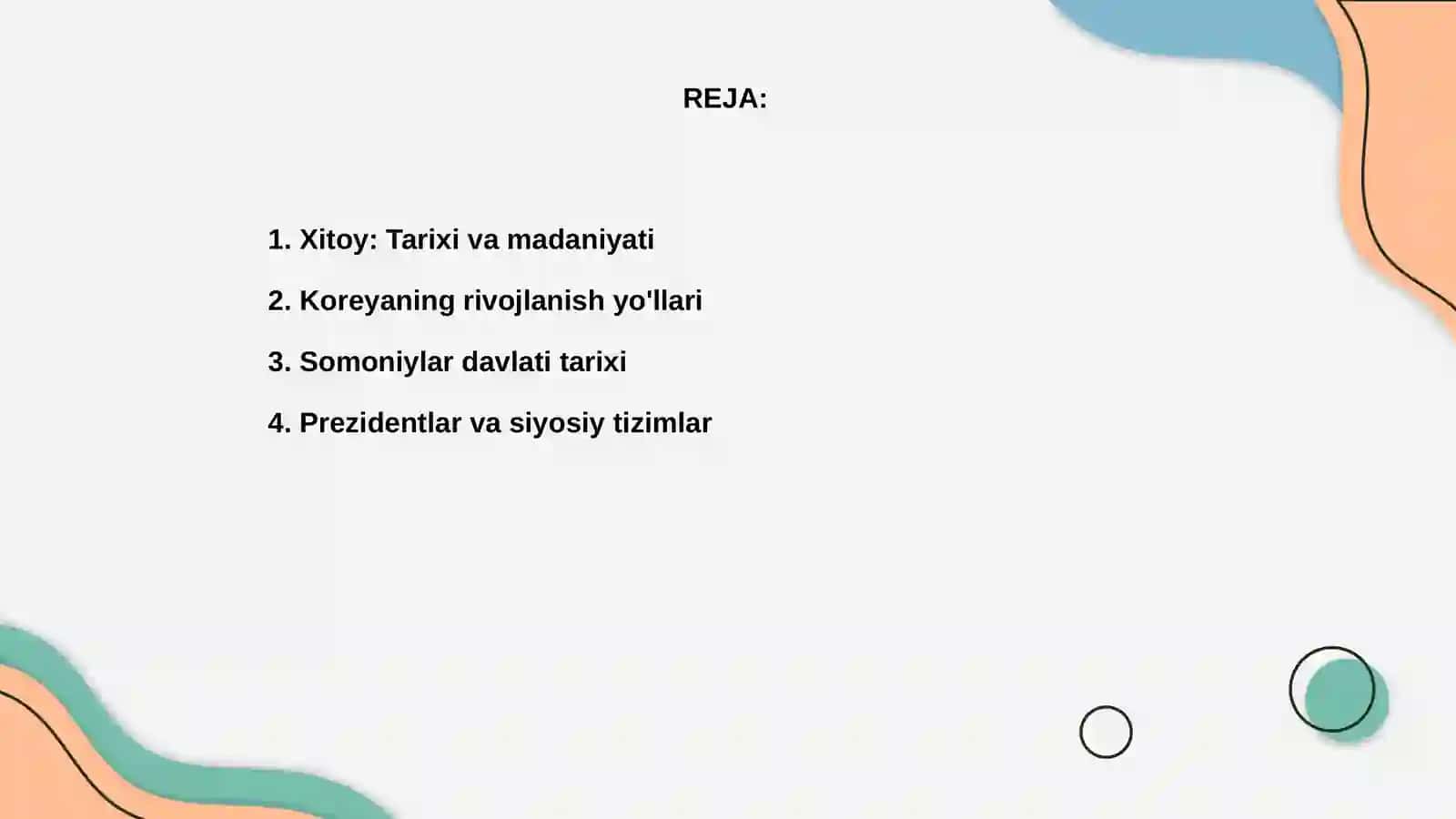 Xitoy, Koreya va Somoniylar davlati 2