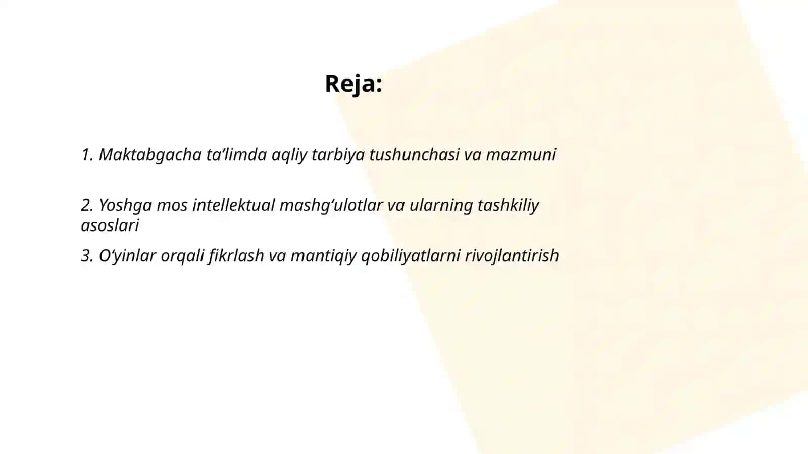Maktabgacha taʼlimda aqliy tarbiya berish 2