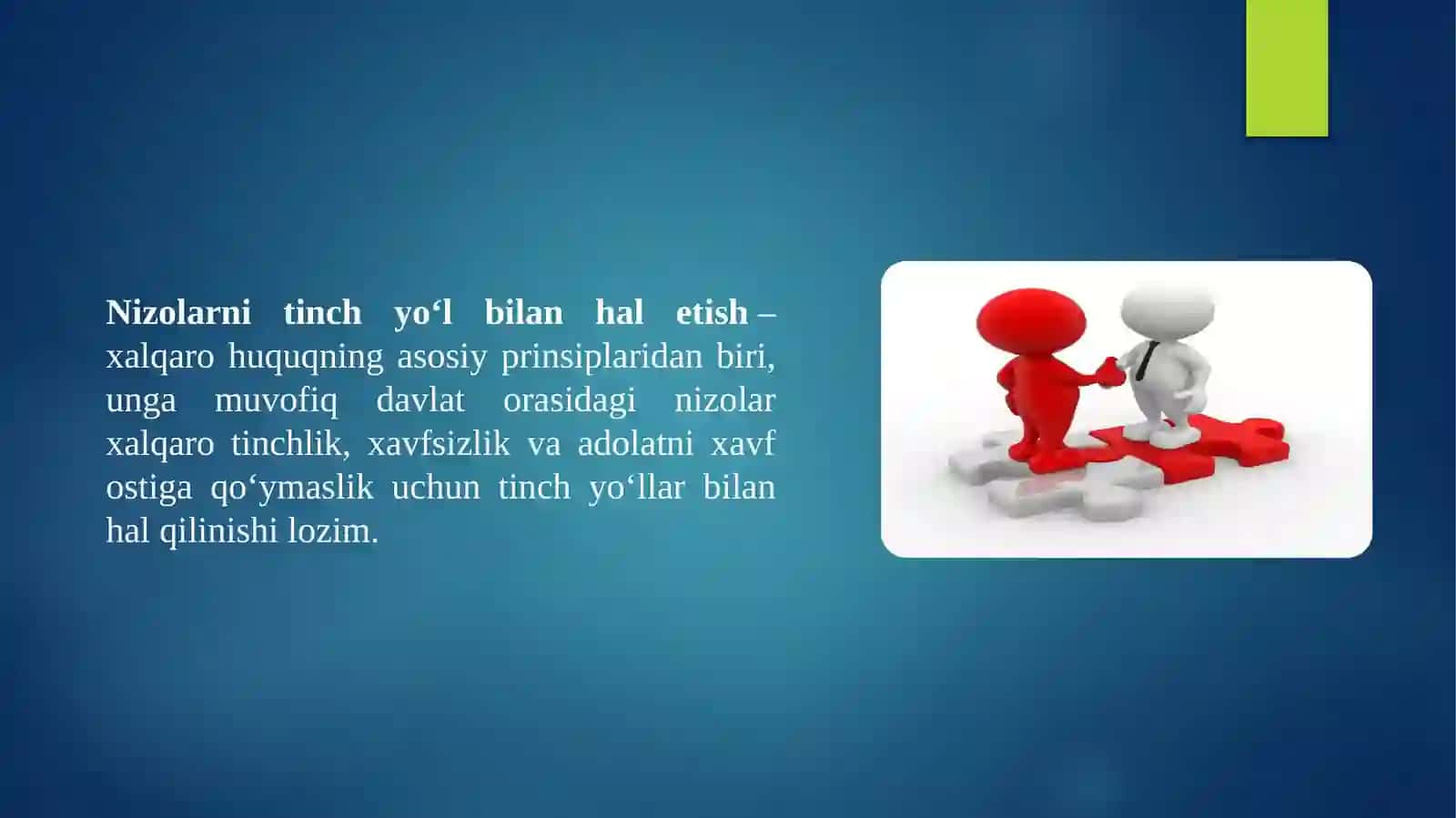 Xalqaro nizolarni xal etish 2