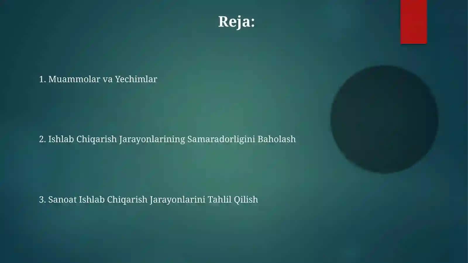Sanoat Ishlab Chiqarish Jarayonlarini Tahlil Qilish 2