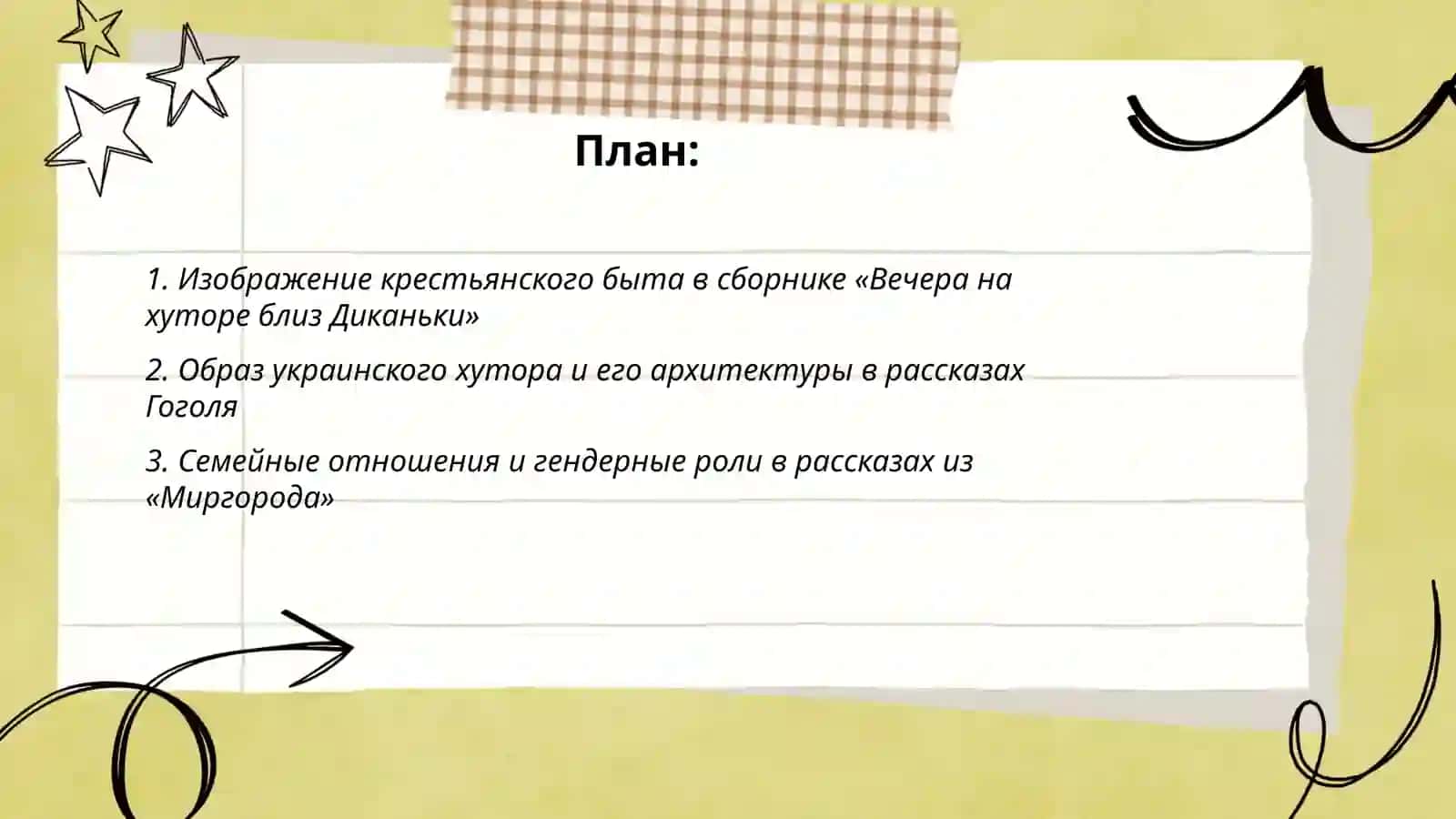 Образы украинского быта в сборниках Н. В. Гоголя "Вечера на хуторе близ Диканьки" и "Миргород" 2