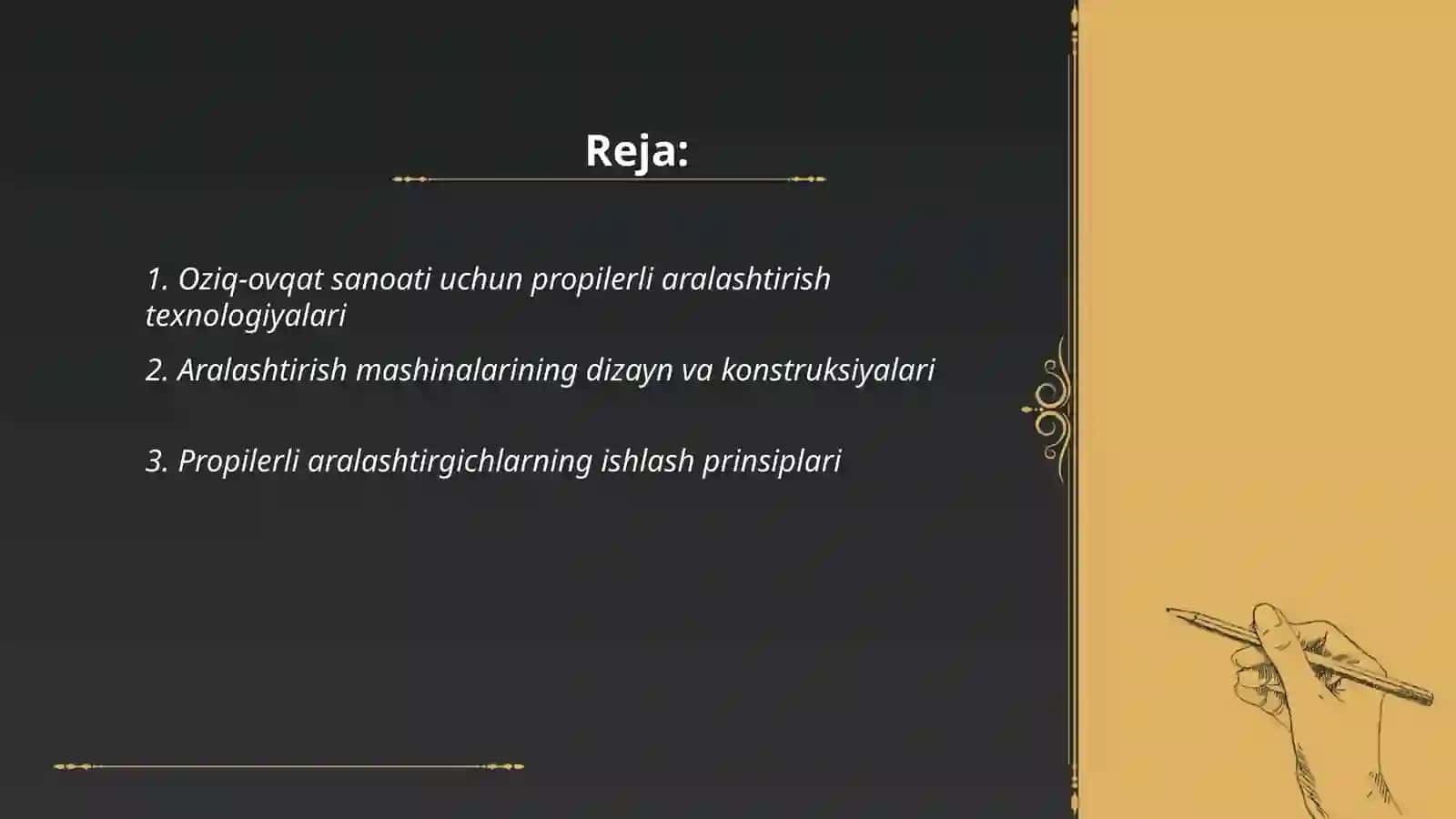 Oziq ovqat sanoatida propilerli aralashtirish mashinasi 2