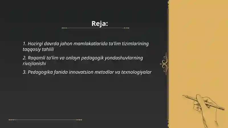Hozirgi davrda jahon mamlakatlari talim tizimi va pedogogika faning rivoji 2
